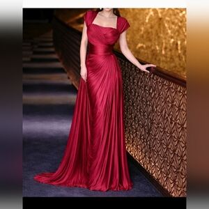 Elegant Red Evening Dress